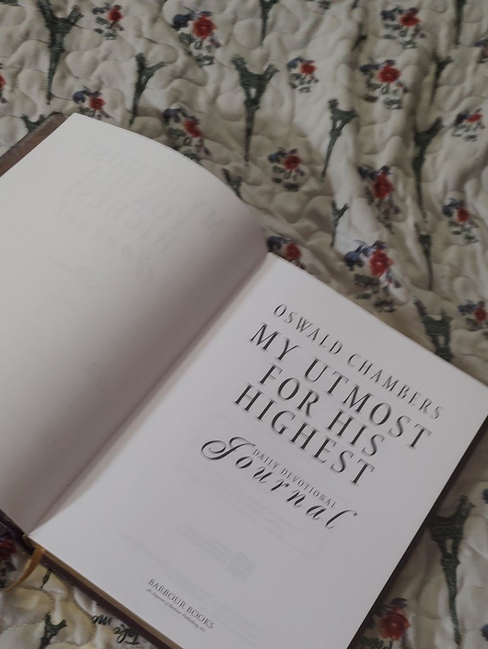 Daily Devotional Journal 📚,By Oswald Chambers,1963